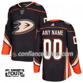 Adidas Maillot de Hockey Anaheim Ducks Personnaliser 2017-2018 Noir Authentic - Enfant